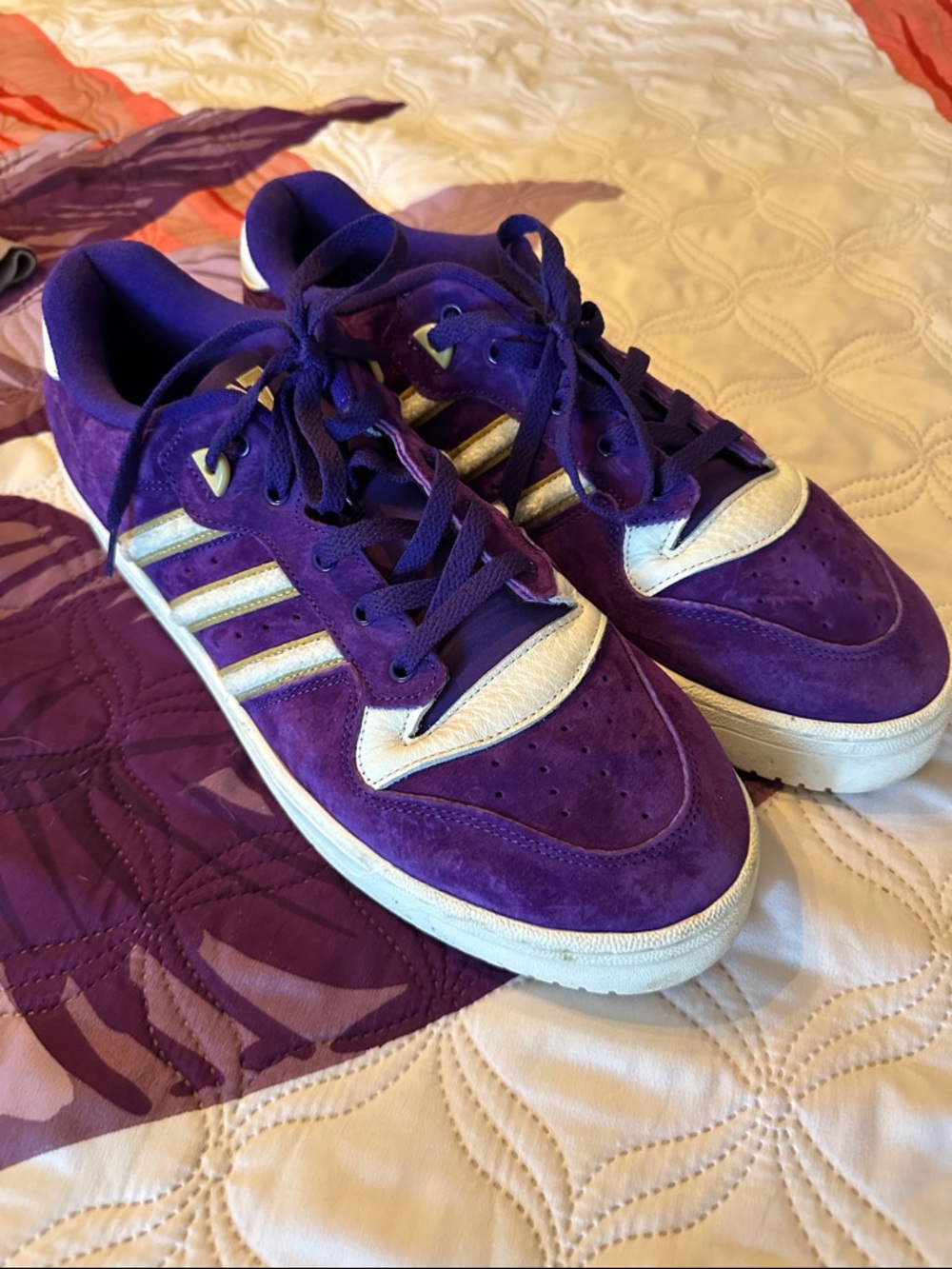 University of Washington Huskies adidas Purple Suede with White Accents